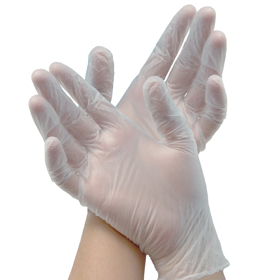Одноразовые виниловые перчатки 100 шт, Размер L